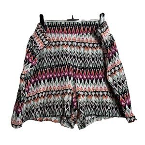Wildfox Women’s Shorts Size XXL Pull on Tribal Print